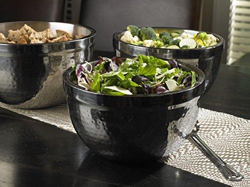 NUCU NUCU Artisan Insulated, Double-Wall Hammered Stainless Steel Serving Bowl, 14-Ounce Capacity