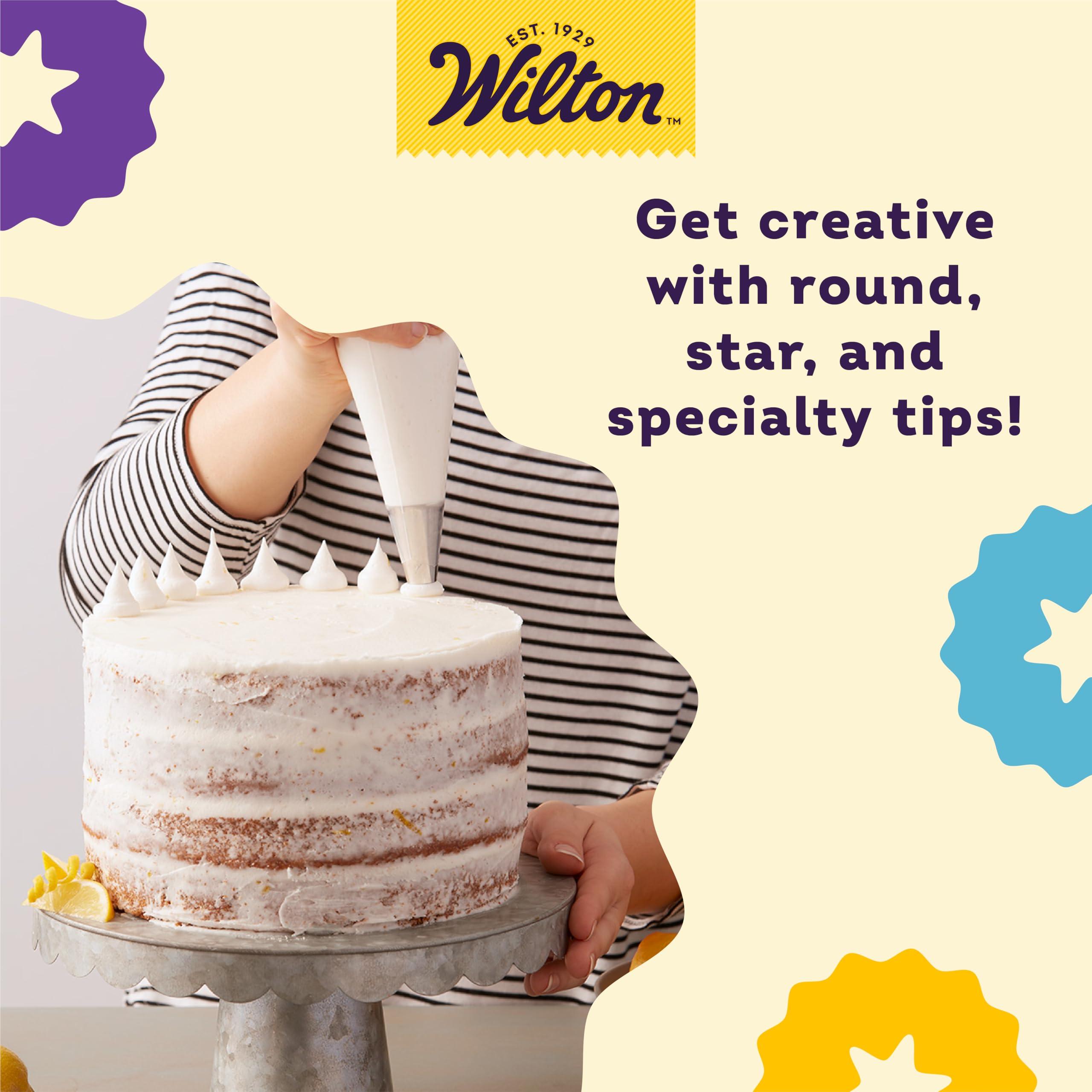 Wilton Wilton Piping Tip Set for Cake & Cupcake Decorating, 55-Piece with Carrying Case