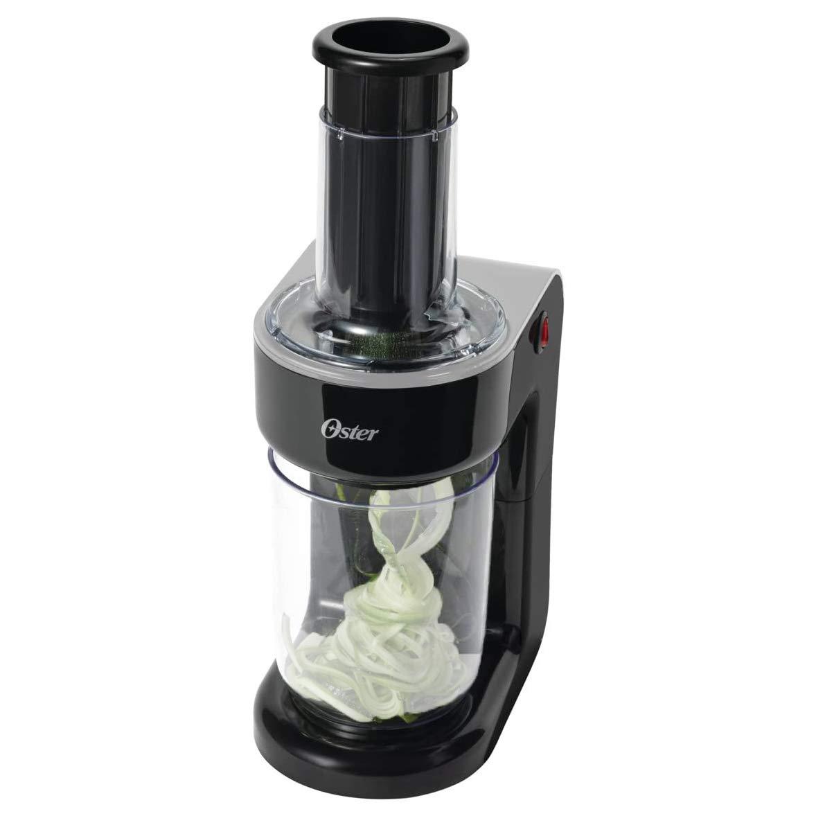 Oster Oster Easy-to-Use Electric Spiralizer with 2 Spiralizer Blades (sized for spaghetti and fettuccine noodles), Black