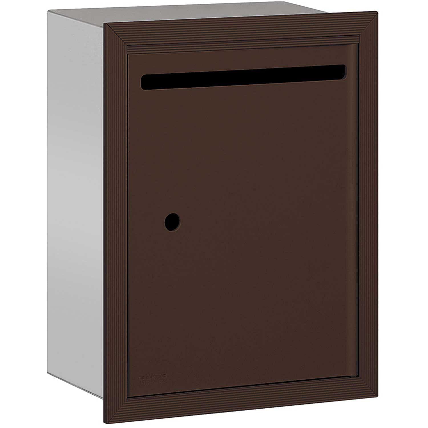 Salsbury Industries Salsbury Industries 2245ZU Standard Recessed Mounted Letter Box with USPS Access, Bronze