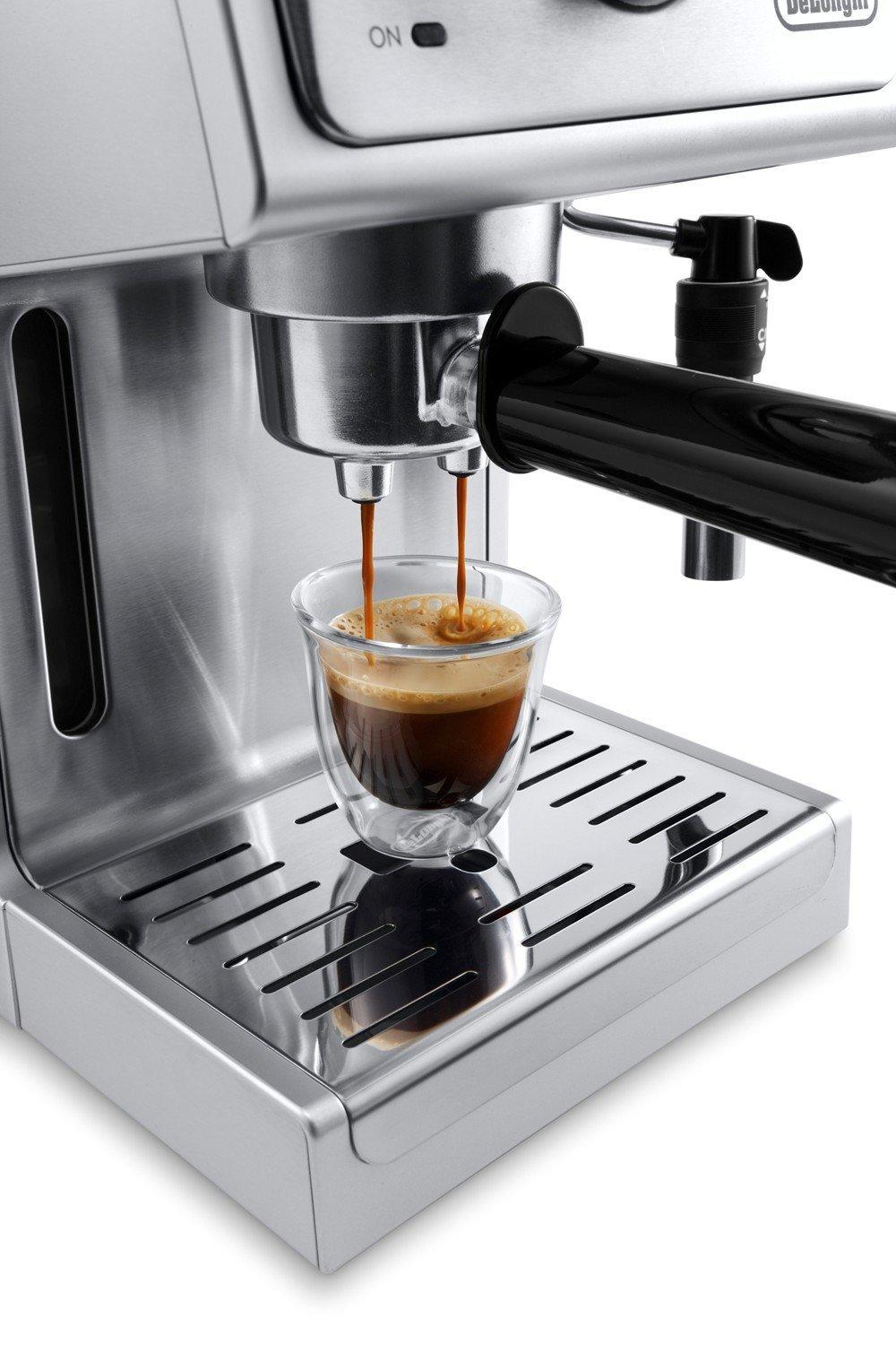 De'Longhi De'Longhi 15 Bar Pump Espresso and Cappuccino Machine with Premium Adjustable Frother, Stainless Steel, ECP3630