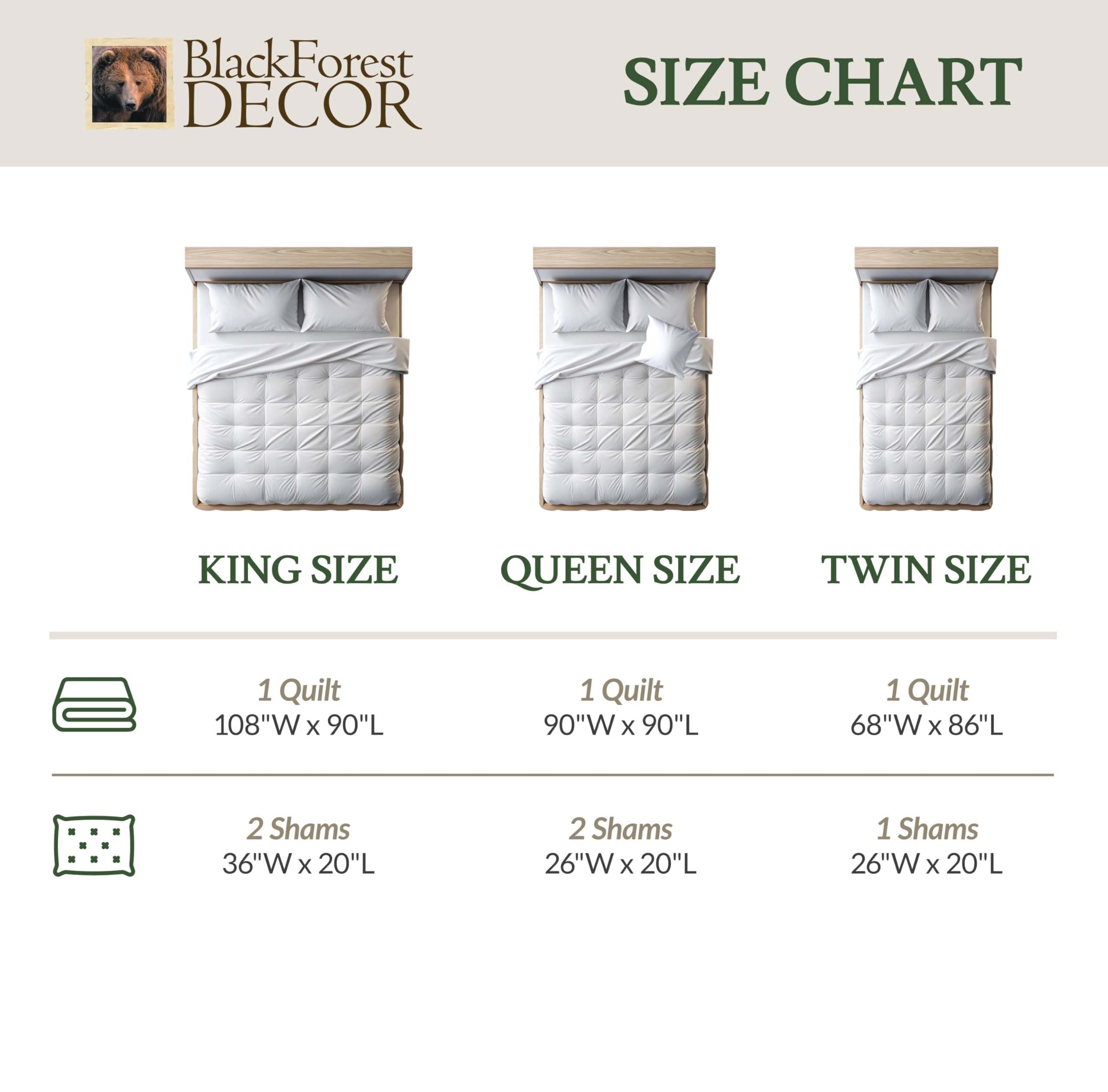 BLACK FOREST DECOR Black Forest Dcor Aztec Cowhide Twin Quilt Set - Lightweight, Southwest Style Bedding with Cowhide and Geometric Patterns, Includes Quilt and Sham, Machine Washable