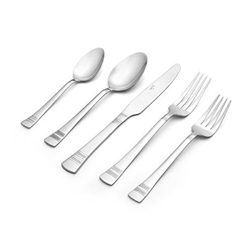 International Silver International Silver Kensington 20-Piece Stainless Steel Flatware Set, Service for 4
