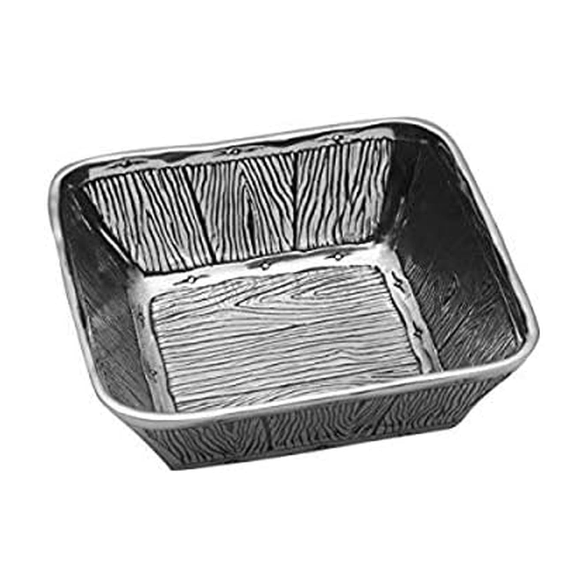 Wilton Armetale Wilton Armetale Wild Wood Small Square Bowl