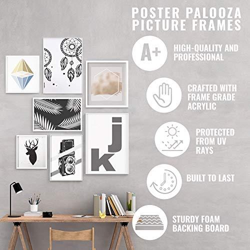 Poster Palooza Poster Palooza 27x39 Traditional Acid Complete Wood Picture Frame with UV Acrylic Plexiglass, Foam Board Backing & Hardware Included