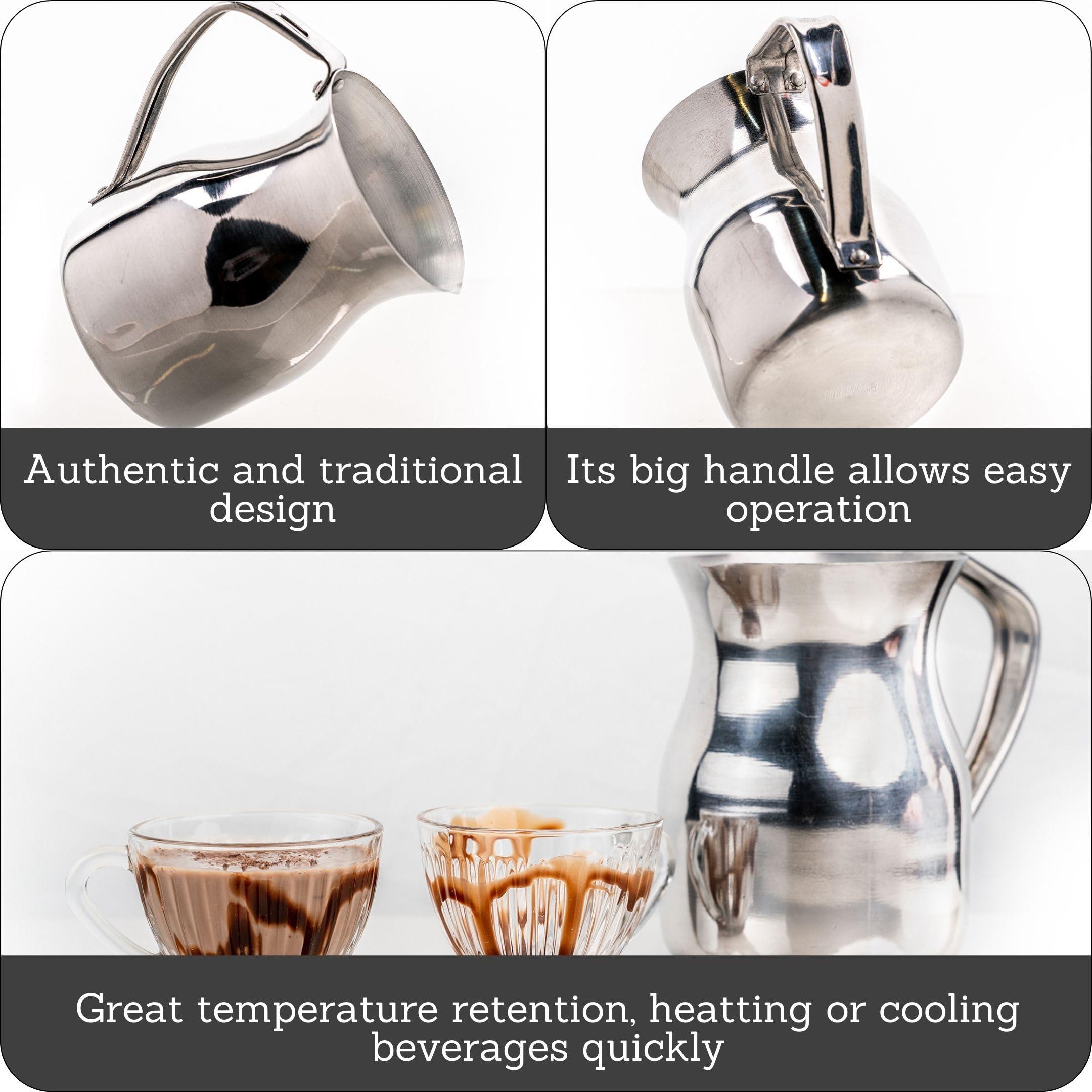 Imusa Imusa Aluminum 2-Quart Chocolatera, Silver