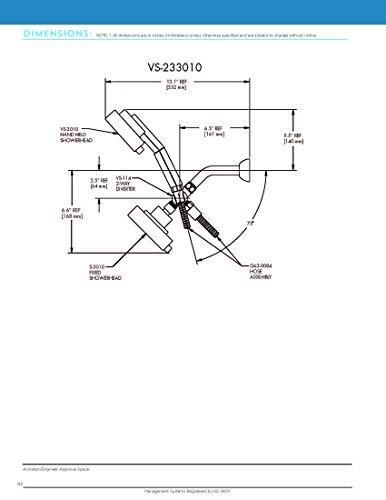 Speakman Speakman VS-233010 Neo Anystream 2-Way Shower Combination, 2.5 GPM, Polished Chrome
