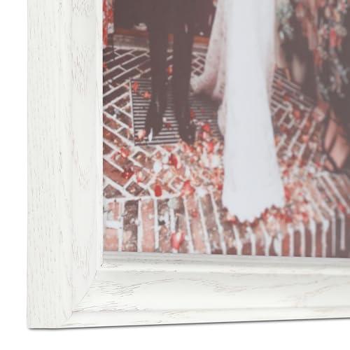 ArtToFrames ArtToFrames 19x25 Inch White Picture Frame, This 1.25 Inch Custom Wood Poster Frame is White - Comes with Foam Backing 3/16 inch and Regular Acrylic (FBPL0151-59504-475-19x25)