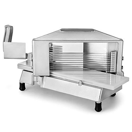 Happybuy VEVOR Commercial Tomato Slicer 3/16 inch Heavy Duty Tomato Slicer Tomato Cutter with Built-in Cutting Board for Restaurant or Home Use (3/16 inch)