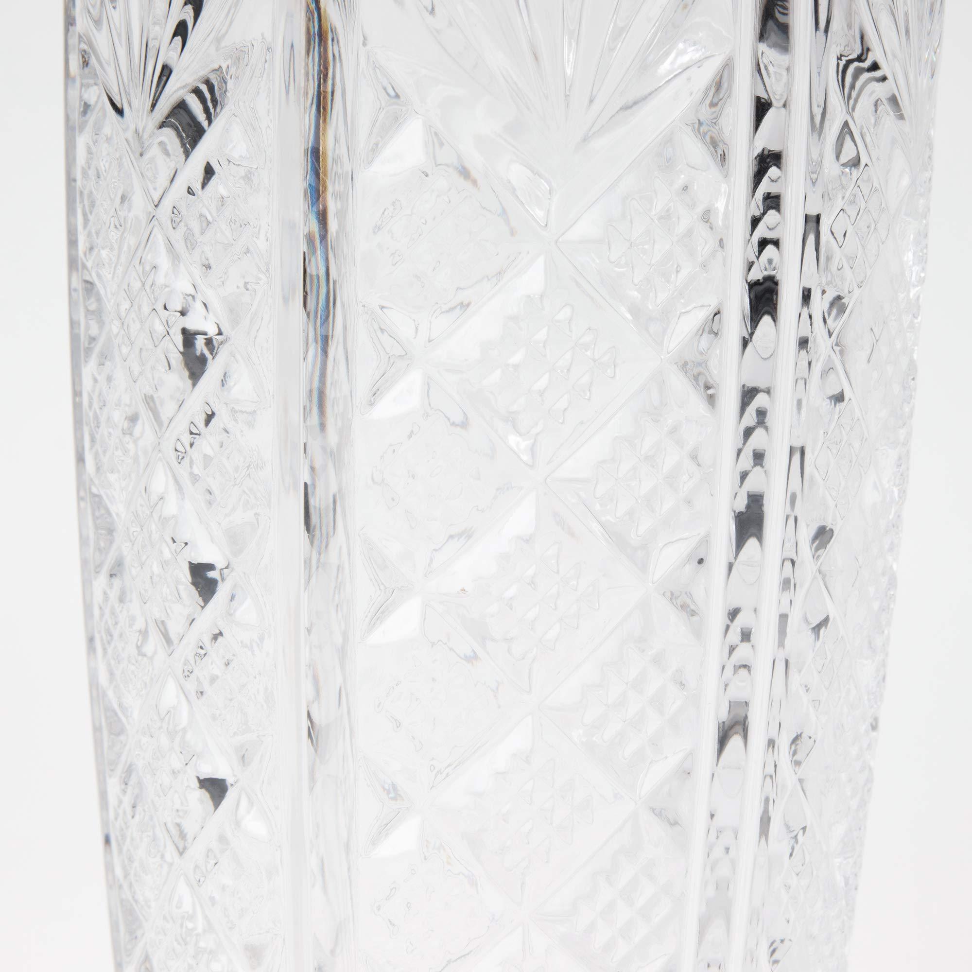 ???????? Toyo Sasaki Glass Flower Base, Approx. 3.1 x 6.3 inches (8 x 16 cm), Table Garden, Flower Vase, Made in Japan, Dishwasher Safe, FV2, Clear