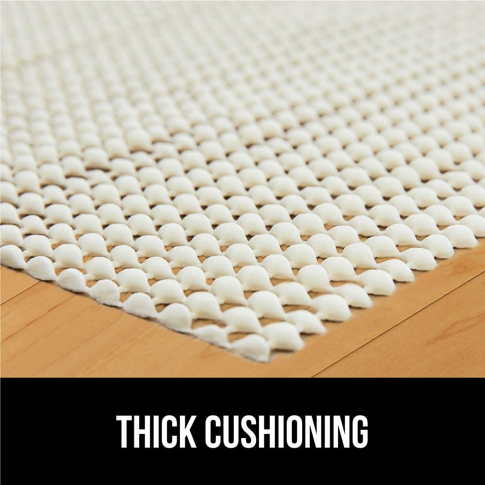 Gorilla Grip Gorilla Grip Extra Strong Rug Pad Gripper, 6 FT Round, Grips Keep Area Rugs Safe and in Place, Thick Slip and Skid Resistant Pads for Hard Floors Under Carpet Mat Cushion and Hardwood Floor Protection