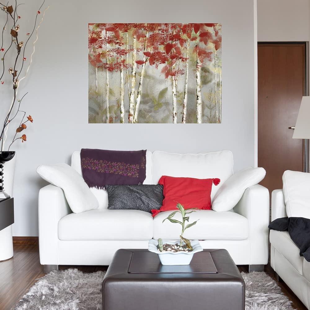 Fine Art Canvas Fine Art Canvas Large Wall Art for Bedroom, Paintings, Wall Art Decor Paintings Pictures for Living Room Autumn Forest Canvas Wall Decor by Artist Nan 32 in x 24 in