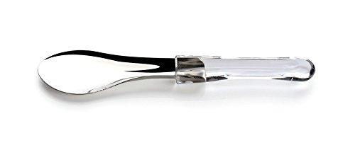 HOME OF GELATO HOME OF GELATO STAINLESS GELATO SPATULA 10 3/8 INCH, CLEAR HANDLE (3PCS CLEAR)