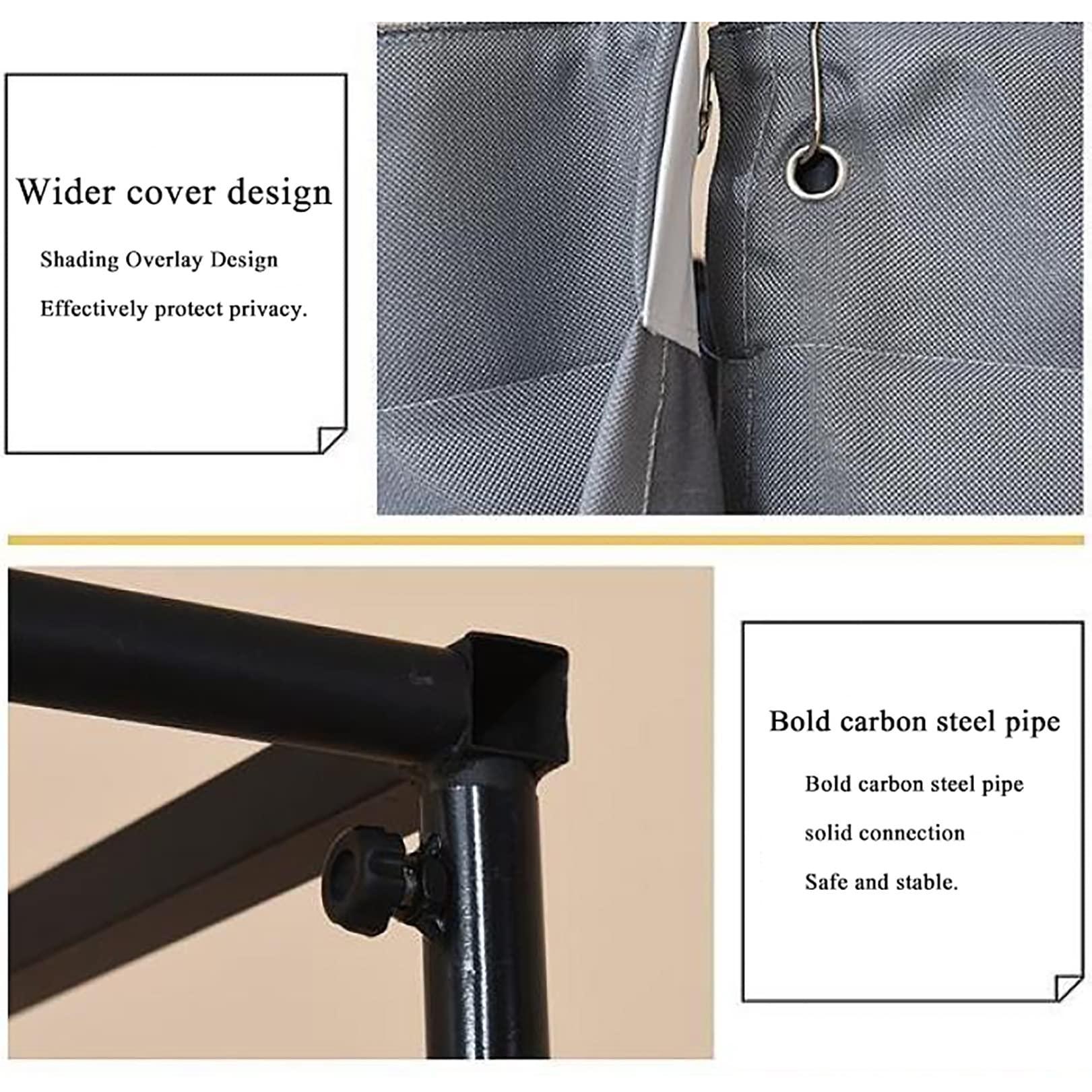 JMCAJIE JMCAJIE Clothing Store Fitting Room, Movable Portable Changing Room,Strong Load- Bearing Locker Room, Removable Stable Privacy Dressing Room for Indoor Outdoor House Office Shopping Mall