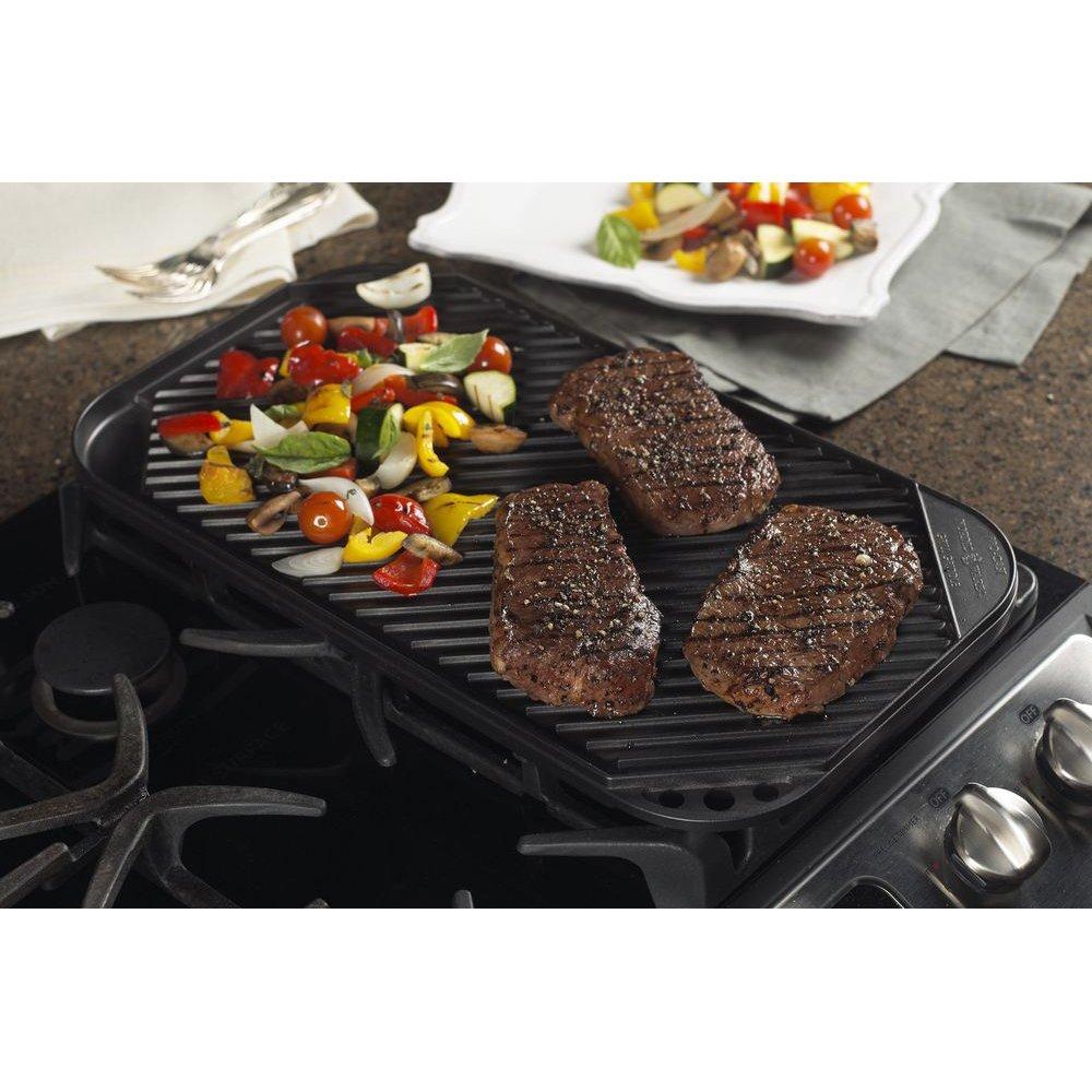 Nordic Ware Nordic Ware 2-Burner Reversible Grill Griddle, 20 by 10-3/4 Inch