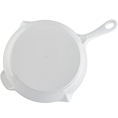STAUB Staub Cast Iron 10-inch Fry Pan - White, Made in France