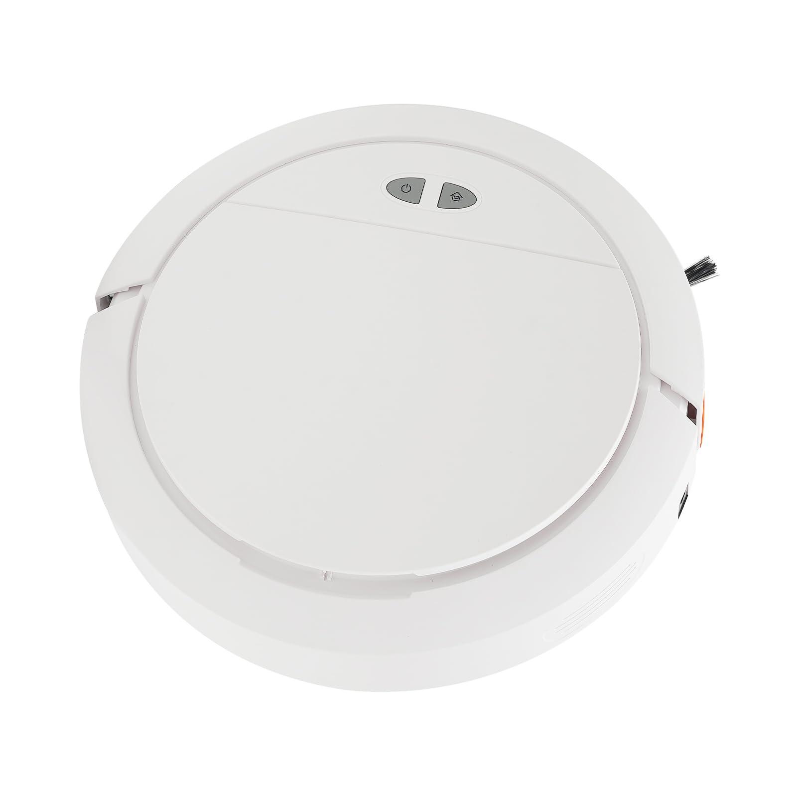 Headery Headery 3-in-1 Robot Vacuum Cleaner with 2700Pa Suction Power, APP Control,120mins Runtime,Silent 3 Cleaning Mode, Auto Self-Charge Cordless Sweeping Machine Vacuum Robot for Carpet,Pet Hair (White)