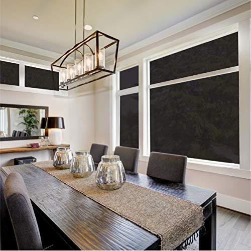 G G Greenfilm Static Cling 5% Window Tint for Residential and Automotive Use - Easy Apply Non-Adhesive Room Darkening Window Cling for Enhanced Privacy, Glare Reduction, and Heat Control (36\" x 82\")