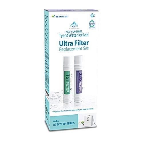 TYENT Authentic Tyent - Ultra Filter Replacement - Compatible with ACE-11 or ACE-13 Model Water Ionizer - High-Performance Filtration - Pure, Clean Drinking Water - Premium Carbon Block Filters Made in USA