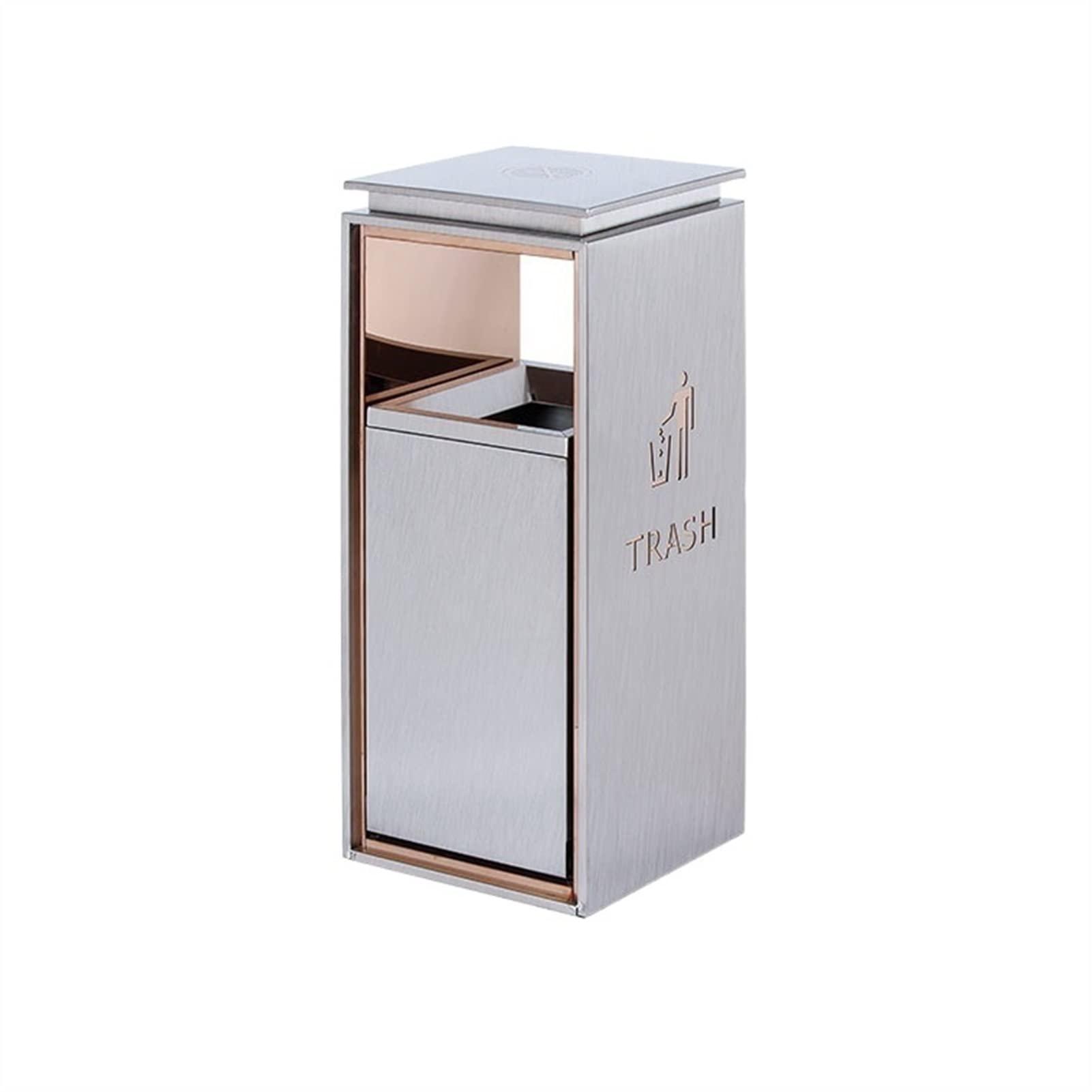 BONAD Kitchen Garbage Can Large-Capacity Trash Cans, Hotel Lobby, Shopping Malls, Vertical Trash Cans, Elevators, Outdoor Peel Boxes, Trash Cans Wastebasket