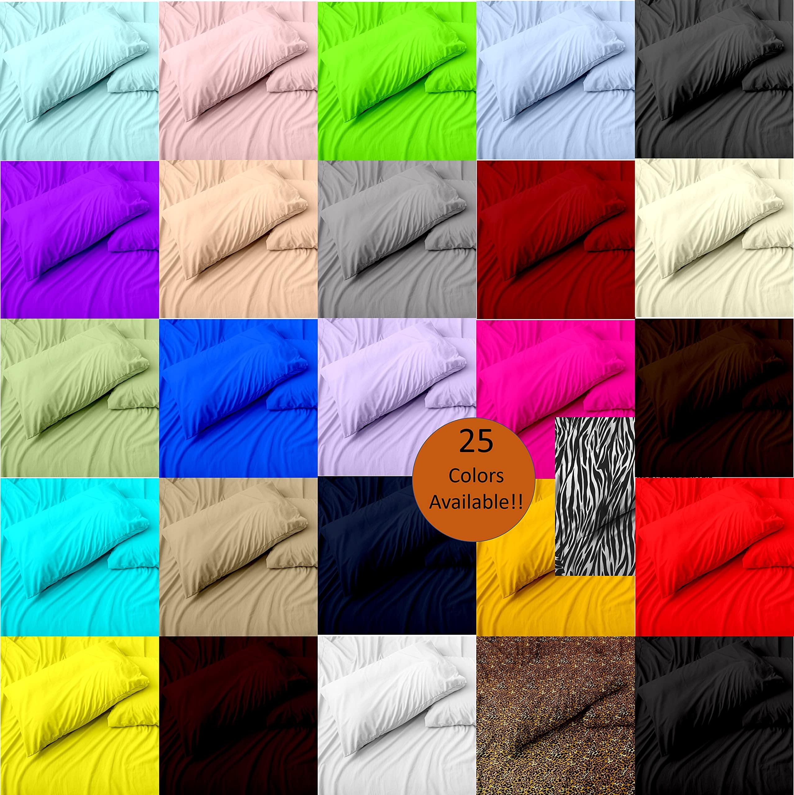 MGPS MGPS 30\" Extra DEEP Pockets 600-Thread-Count Egyptian Cotton Split-Head Cal-King Bedsheets for Adjustable Bed, Half Split Head 4 PCs Set, 39\" Split at Top - Golden Solid, Split-Head Cal-King - 39