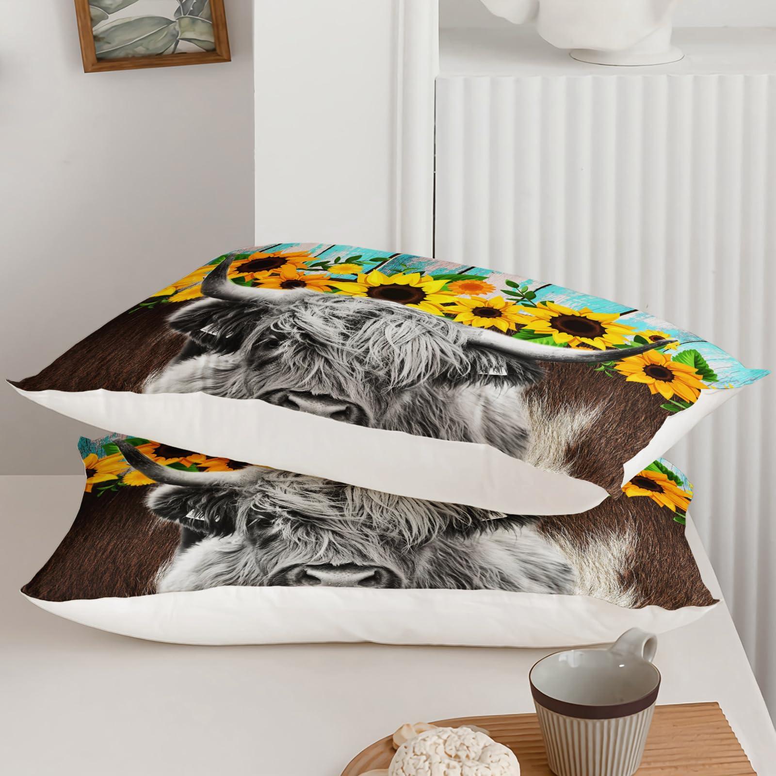 Axolotl Axolotl Sunflower Bedding Set Full,Yellow Sunflowers Comforter Set,Butterfly Bedding Blue Butterflies,Flower Bedding Set,Summer Floral Comforter Set for Girls Kids Teens Adults,1 Quilt 2 Pillowcases