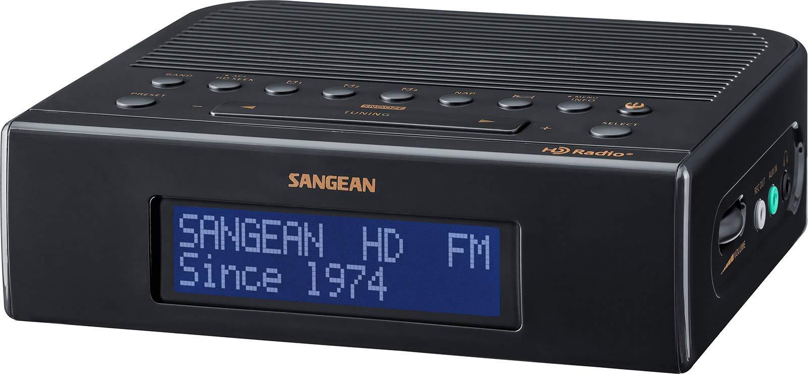 Sangean Sangean SG-114 AM/FM HD Clock Radio with USB Charging (Black)