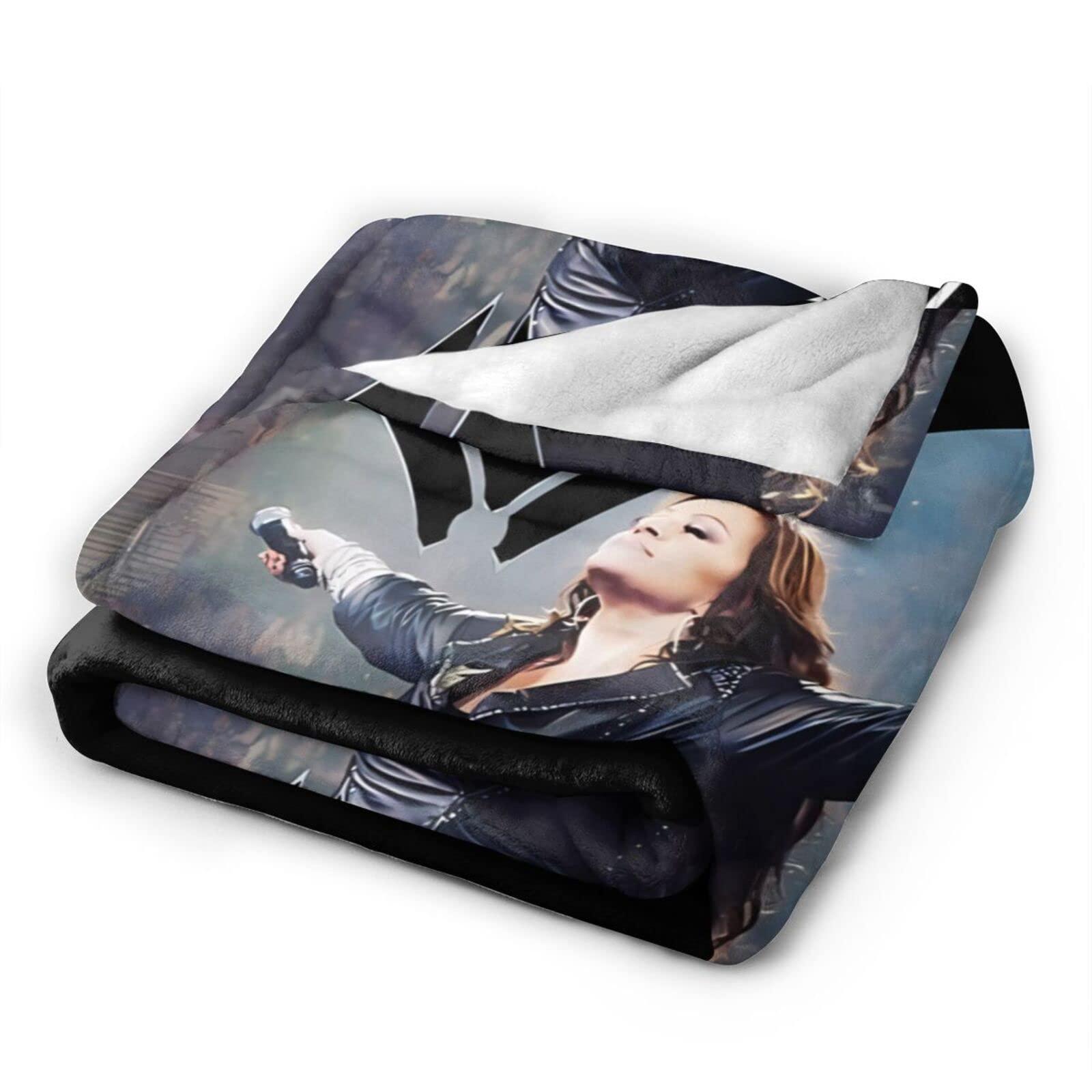 Yeskit Jenni Music and Rivera Throw Blanket Soft Flannel Fleece Blanket Warm Cozy Printed Sofa Blankets 50\"x40\"