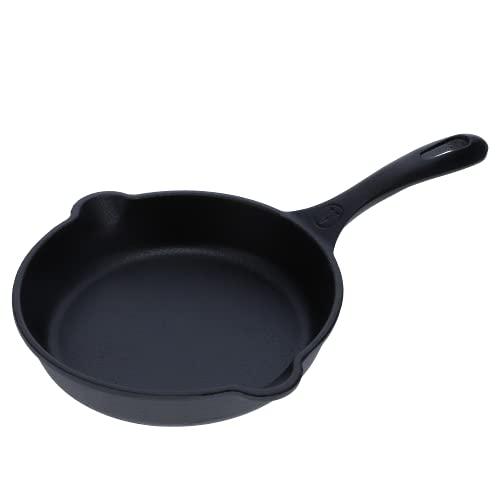 Victoria Victoria 6.5 Inch Mini Cast Iron Skillet. Small Frying Pan,Seasoned with 100% Kosher Certified Non-GMO Flaxseed Oil (SKL-206)