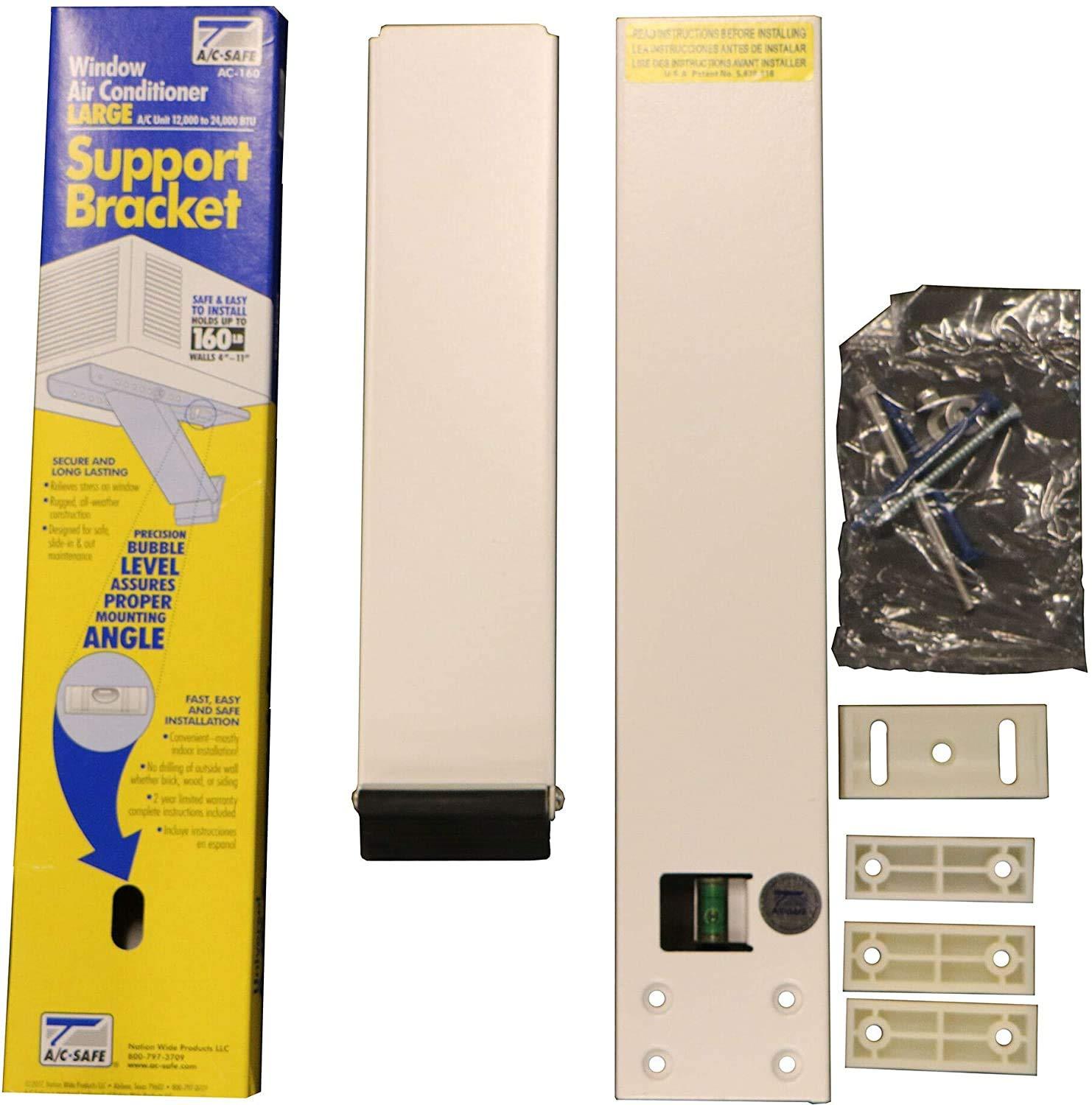 AC Safe A/C Safe AC-160 Universal Heavy Duty Window Air Conditioner Support (hr Pck)