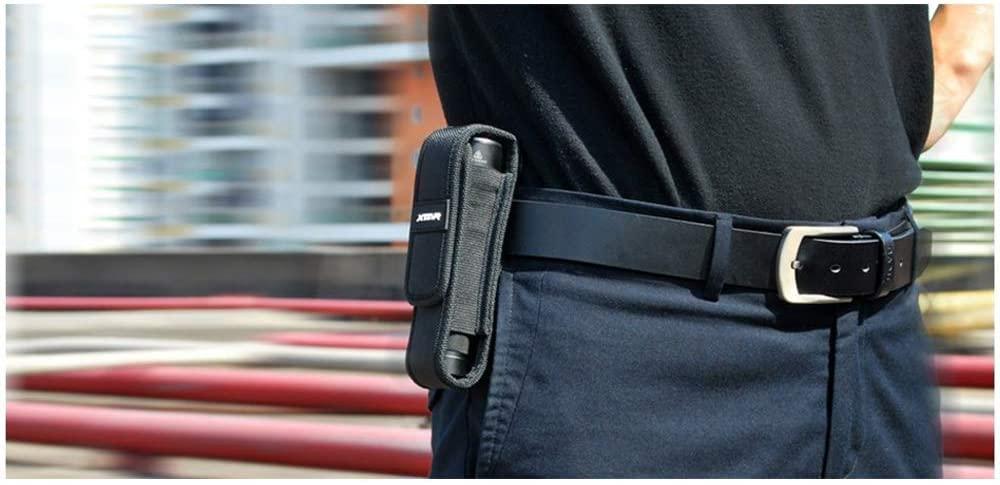 XTAR 2-Pack Flashlight Pouch Holster Holder for 5\"-6.5\" Flash Light Compatible with Fenix UC30 UC35 E35 Surefire G2X 6P 6PX E2L 501B 502B Streamlight ProTac XTAR TZ20 (2 Flashlight Holster)