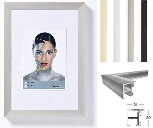 walther design Walther Spacy Aluminium Frame, Black, 40 x 50 cm