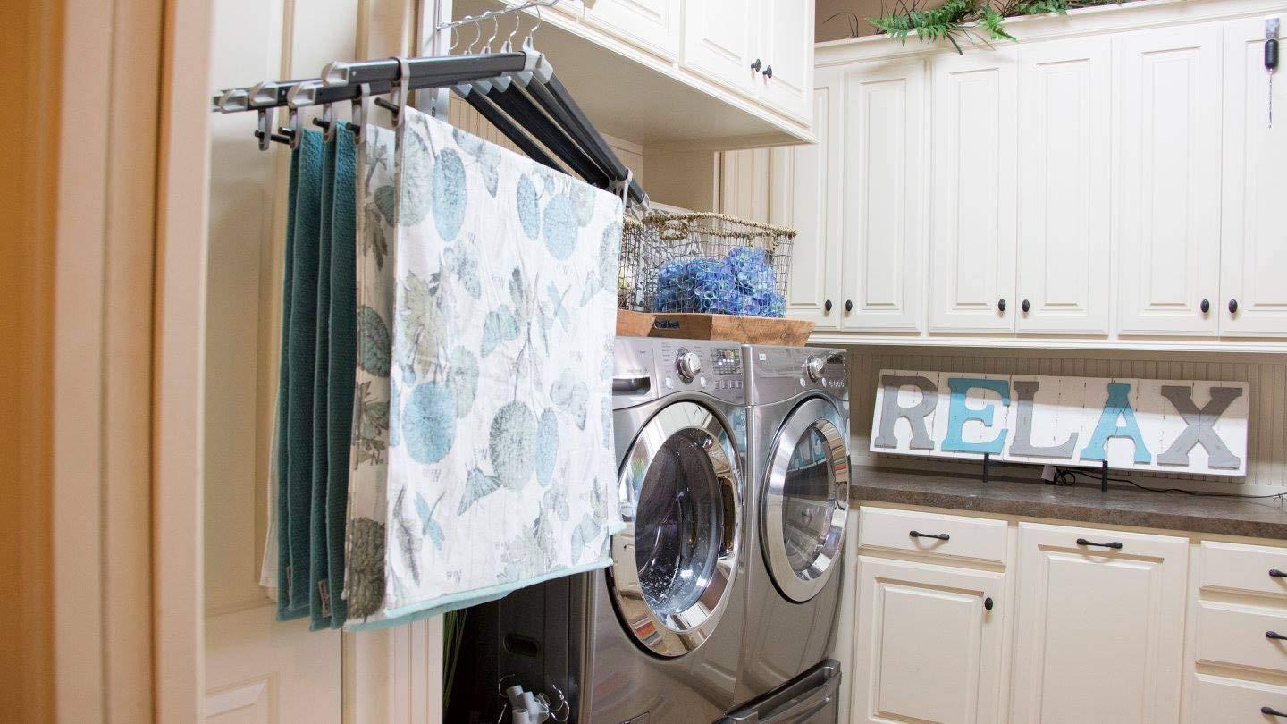 Mr. Laundry Clothes Drying Rack - Laundry Butler 5 Hanger Deluxe Set - Energy and Space Saving Design