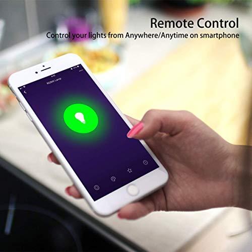 DOGAIN DOGAIN LED Candelabra Bulbs E12 Base, Color Changing and Dimmable Smart Light Bulb, Compatible with Alexa Google Home, Tunable White Chandelier Light Bulbs 320 lm 35w Equivalent, 2 Pack