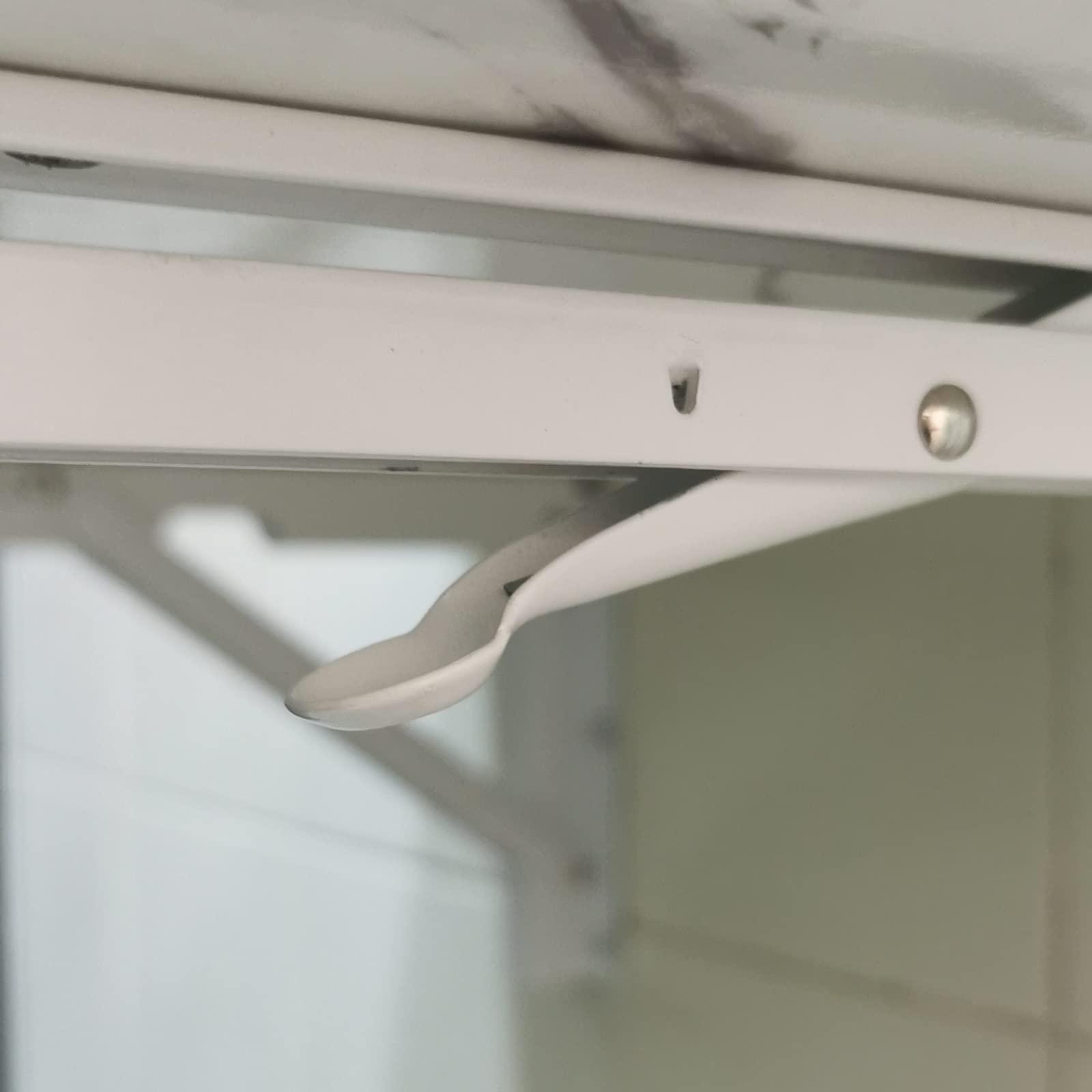 LTXZ Floating Wall Desk, Suitable for Computer Desk and Dining Table in Kitchen, Living Room, Bedroom, Office (Color : White, Size : 60x30cm/23.4x11.7inch)