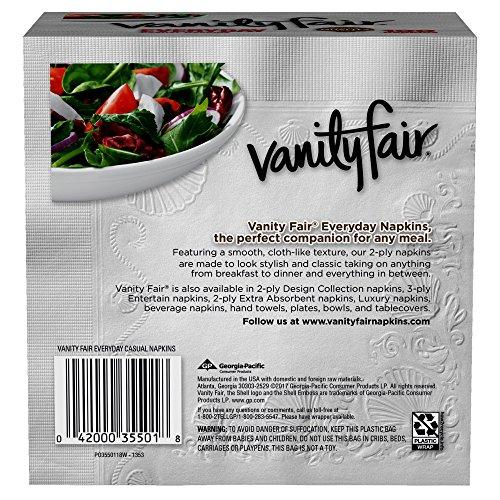 Vanity Fair Vanity Fair Everyday Napkins, 100 Count Paper Napkins