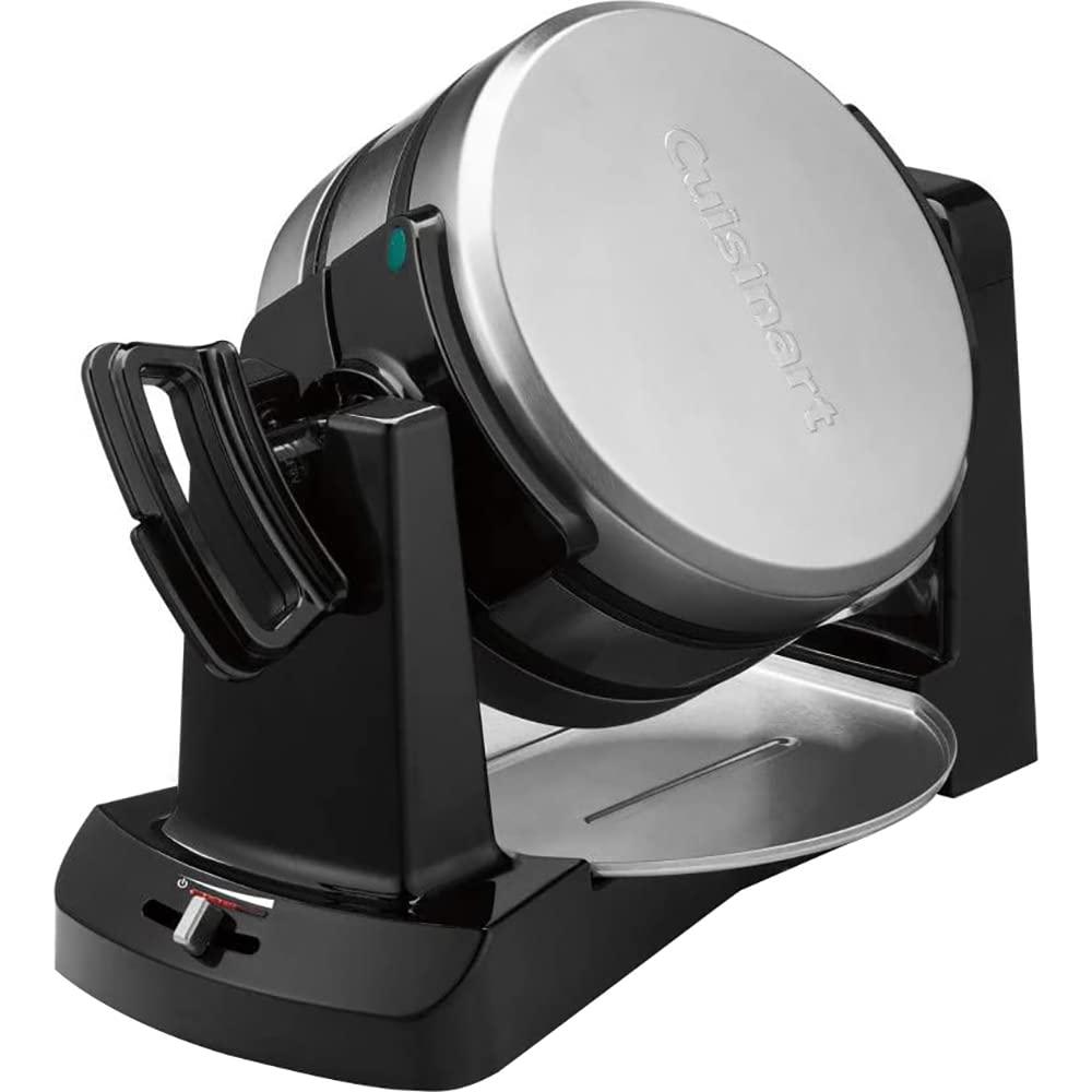 Cuisinart Cuisinart WAF-F40 Double Flip Belgian Waffle Maker Black/Stainless Bundle with 1 YR CPS Enhanced Protection Pack