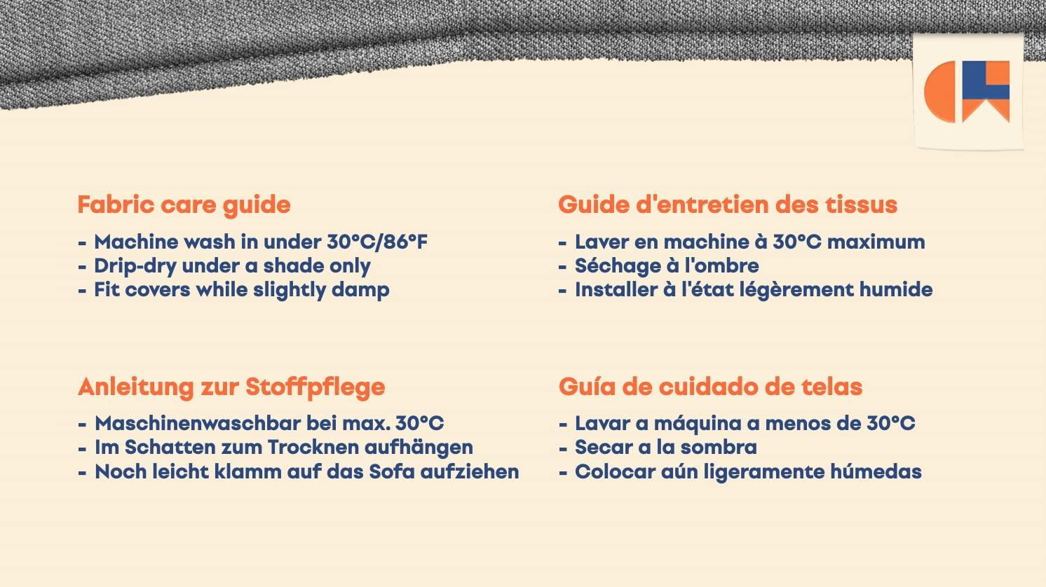 Comfort Works Comfort Works Custom Karlstad Sofa Covers, Replacement for IKEA Karlstad 3-Seater Sofa (3-Seater - Medium Grey)