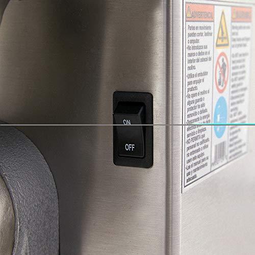 PRO-CUT PRO-CUT KG-22-W Meat Grinder, 1 hp Motor, Stainless Steel Construction, Washerless Grinding System, Large