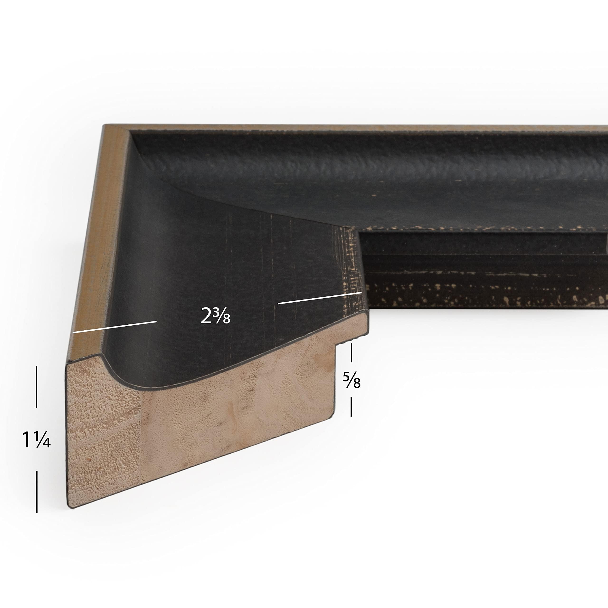 Craig Frames Craig Frames Cairo, 16x20 Picture Frame, Black