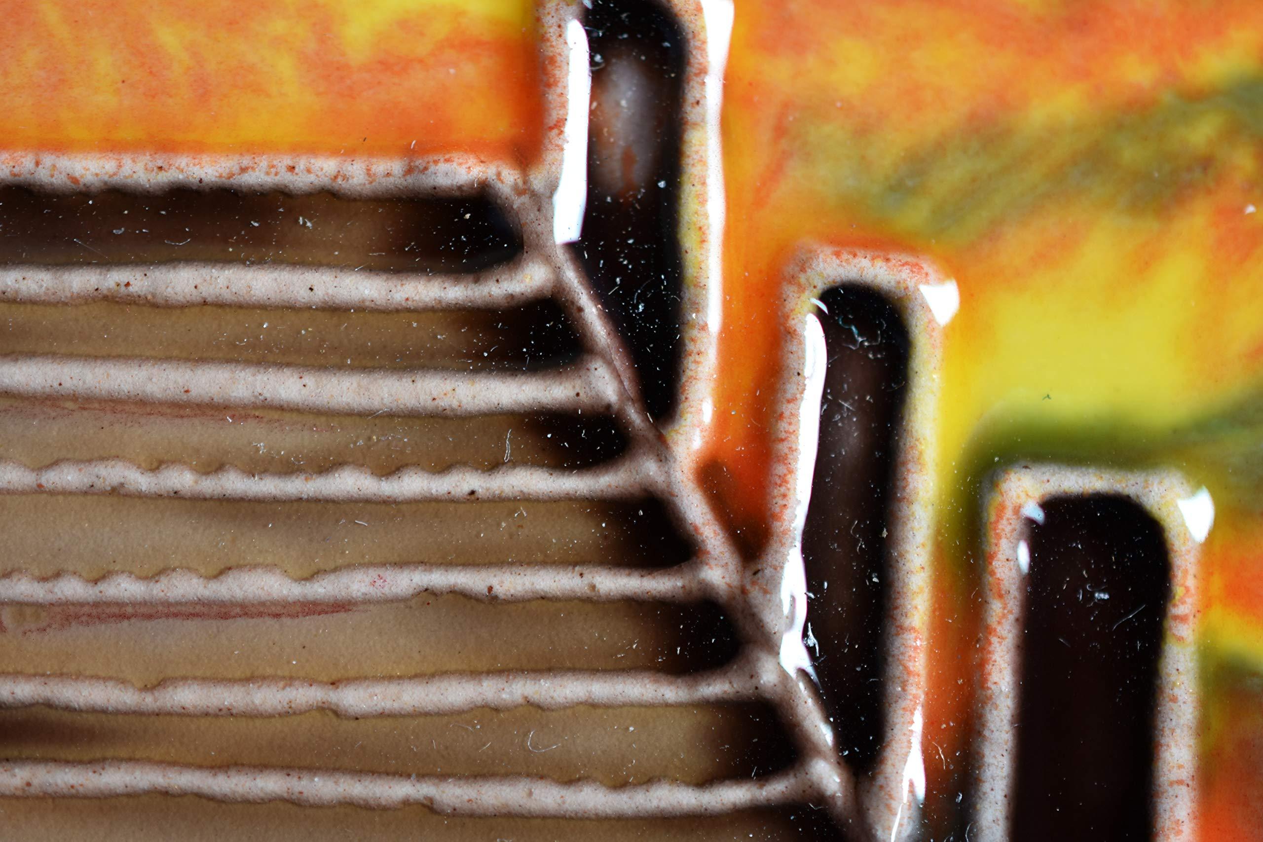 Benaya Benaya - Handcrafted Ceramic Art Tile - Sunset Dock 8\" x 8\" Tile. Home Decor