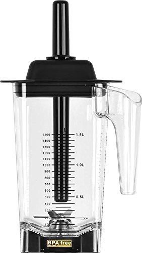 JTC OmniBlend OmniBlend III Commercial Blender for Smoothies, Heavy Duty 2-Speed, Self Cleaning, 2-in-1 Wet Dry Multifunctional, 1.5 Liter BPA-Free Shatter-Proof Jar (Maroon)