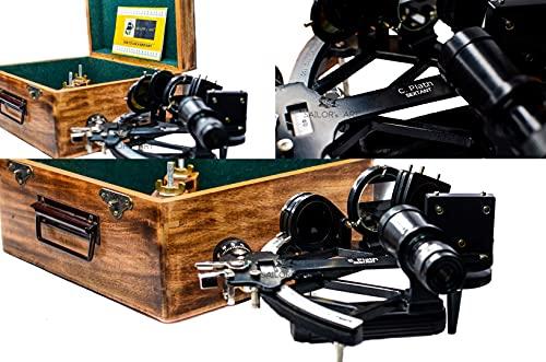 Sailor\'s Art Sailor\'s Art C.Plath Antique Look Nautical Sextant 1712 9\" Made for Mariners, Surveyors,Home Decor