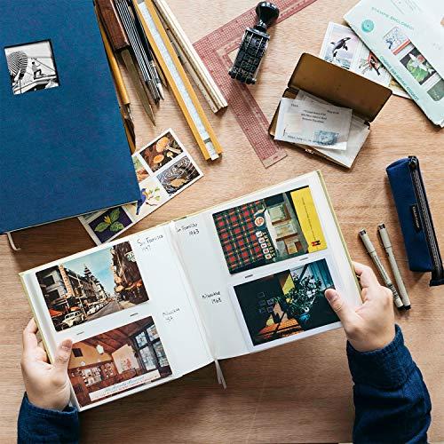 Kolo Kolo Hudson 2up Photo Album, Holds 200 4x6 Photos, Ideal for Wedding and Baby Books, Lake