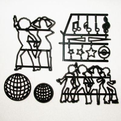 Patchwork Cutters Disco Dancers (Silhouette) Cutter Set by Patchwork Cutters