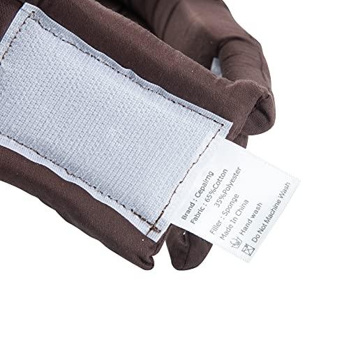 Cepairng Breathable Elderly Protective Hat,Elderly Helmet for Falls,Seniors Assistance Safety Products,Epilepsy Head Fall Protection,Adjustable Protective Cap,for Youth and Adult Sizing (Coffee)