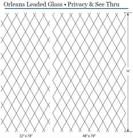 Wallpaper for Windows Wallpaper for Windows Orleans Black Leaded Glass See-Through Static Cling Window Film - 32 in x 78 in