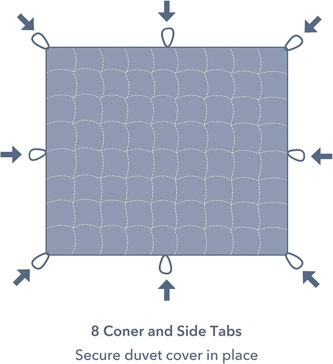 Jackson Hole Home Jackson Hole Home Brown Luxurious Down Comforter- Queen Size 88 x 92 Inches 1 Piece All-Season Duvet Insert, 500 GSM with Corner Tabs 100% Egyptian Cotton (Brown Solid)