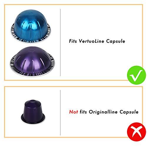 Geesta GEESTA Reusable Aluminum Foil Seals Kit Compatible with Nespresso Vertuoline Capsules