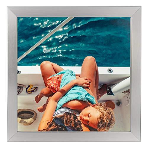 ArtToFrames ArtToFrames 17x30 inch Chrome Stainless Steel Picture Frame, 2WOMFRBW26966-17x30